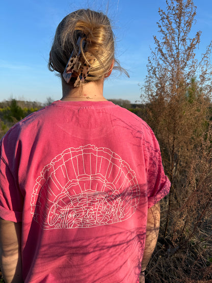 Pink Turkey Fan Shirt