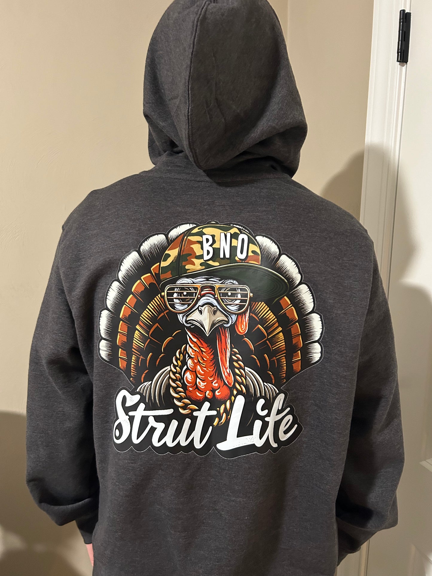 BNO Strut Life Grey Hoodie